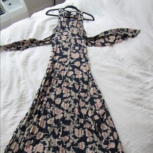 Flynn Skye Bellflower Maxi Navy Poppy